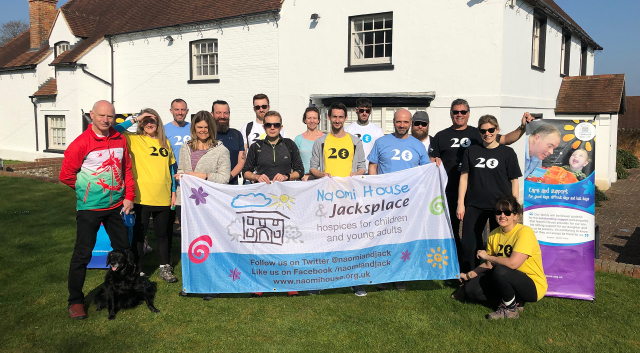 Employees supporting Naomi House