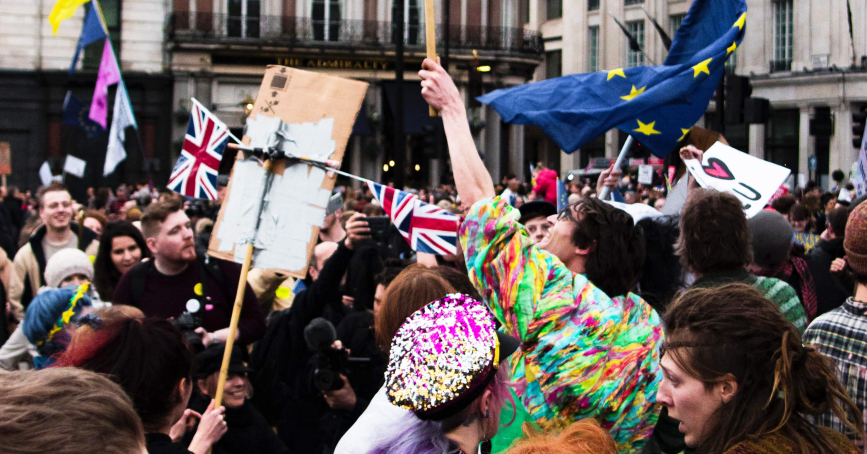 People celebrating
