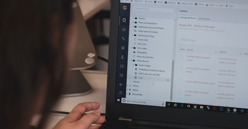 Laptop screen