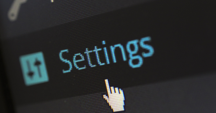 website settings