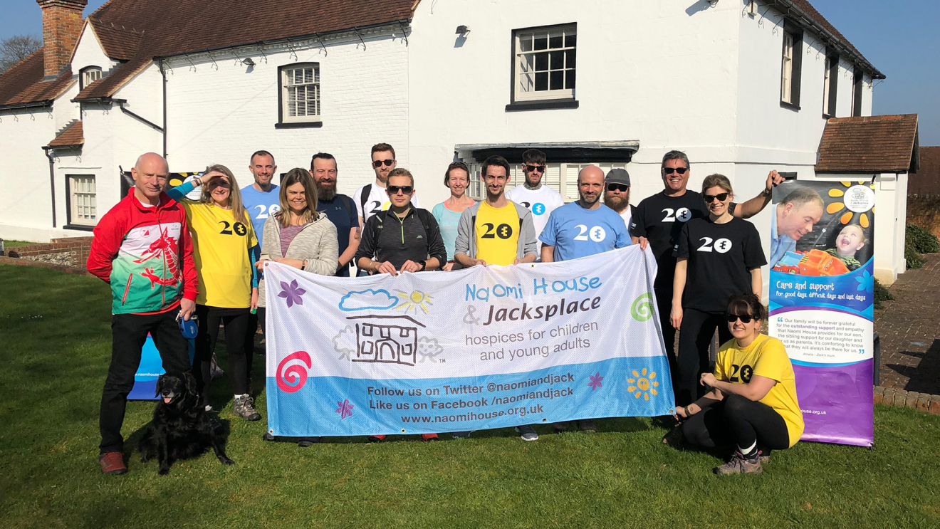 Employees supporting Naomi House