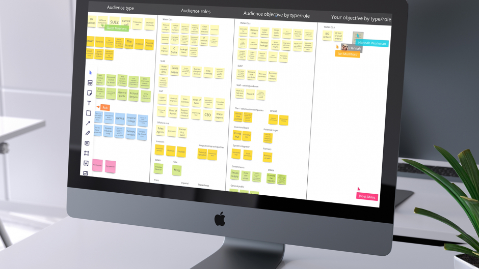 Project planning on computer