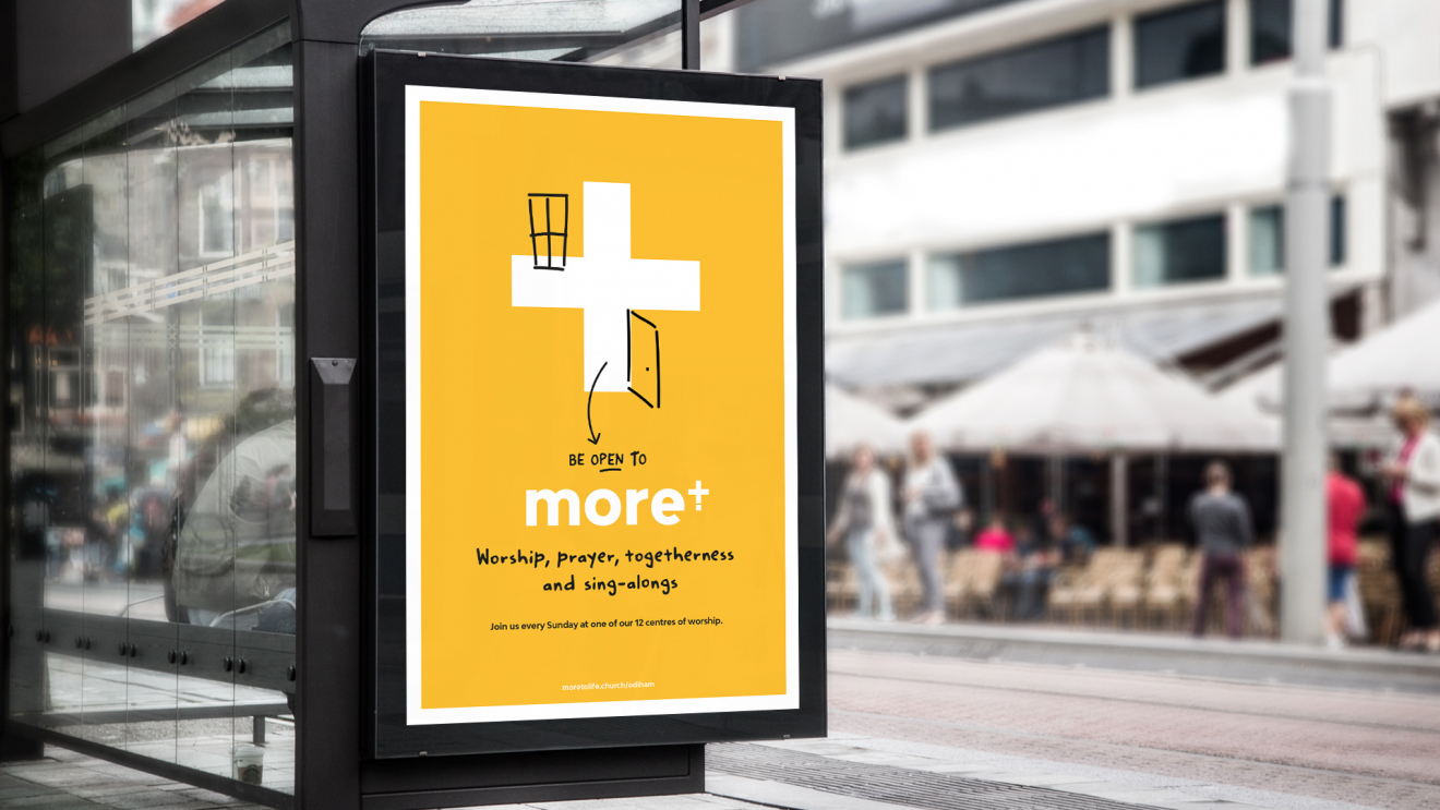 More bus shelter poster